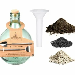 ESSCHERT'S GARDEN - Kit terrarium végétal à faire soi-même diy 5 litres