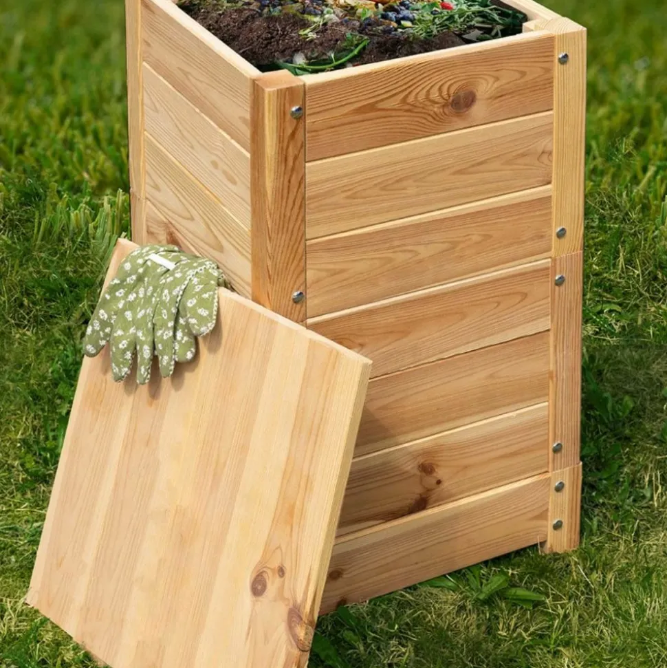 ESSCHERT'S GARDEN - Lombricomposteur en bois boxtel