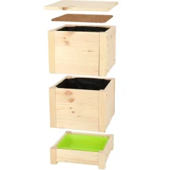 ESSCHERT'S GARDEN - Lombricomposteur en bois boxtel