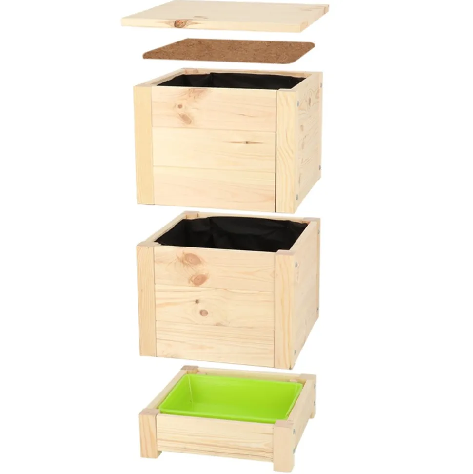 ESSCHERT'S GARDEN - Lombricomposteur en bois boxtel