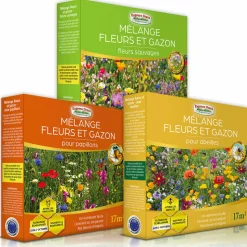 EUROPA GREEN - Mélange de fleurs - gazon japonais - (lot de 3 mélange de fleurs)