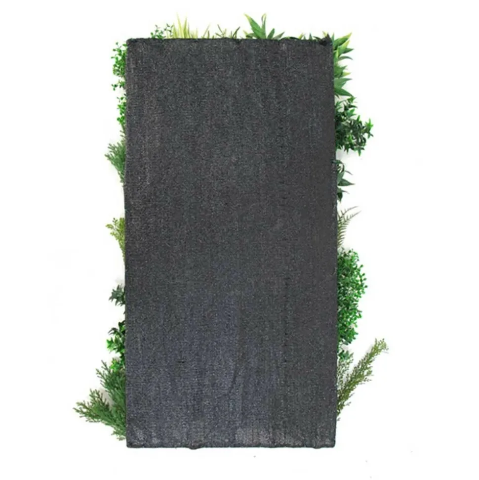 EXELGREEN - Mur végétal artificiel premium city 3 - 15 plantes - 1m x 1m
