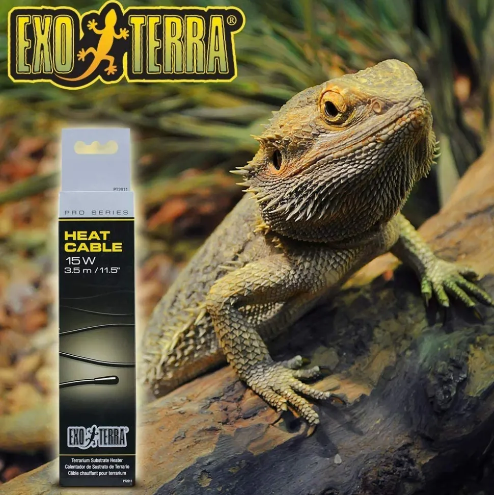 EXO TERRA - Câble chauffant reptiles et amphibiens 15 w