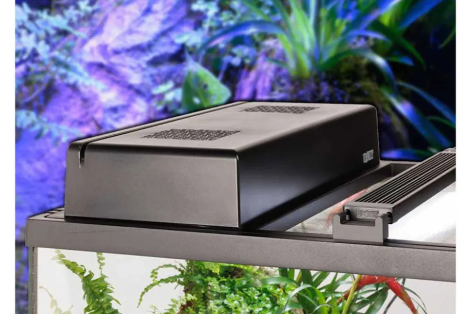 EXO TERRA - Galerie compact top large 90cm - galerie pour ampoule destinée aux reptiles (tortues, lézards, serpents), amphibiens, invertébré