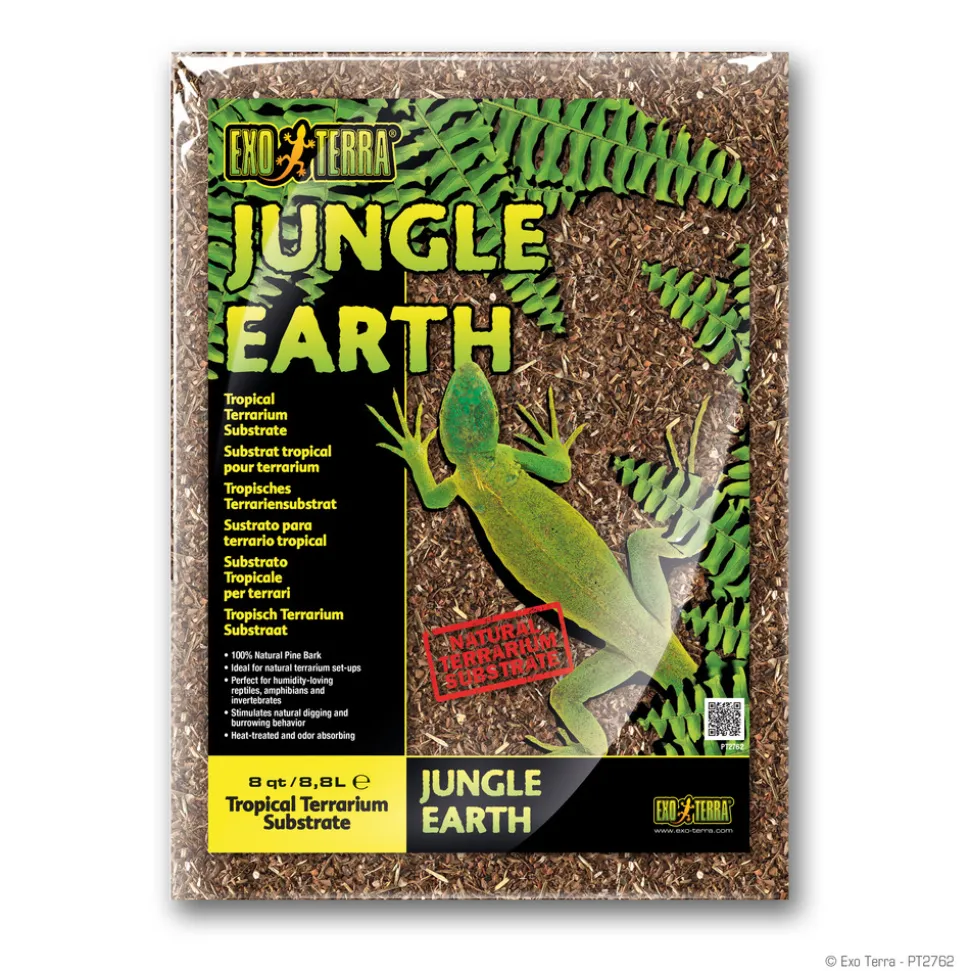 EXO TERRA - Substrat naturel jungle earth terrariums 8.8l