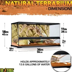 EXO TERRA - Terrarium mini/large, 27l, 30x30x30cm