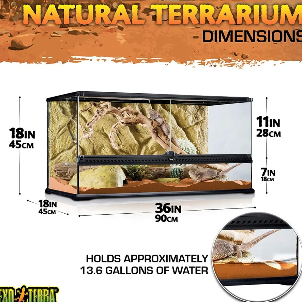 EXO TERRA - Terrarium mini/large, 27l, 30x30x30cm
