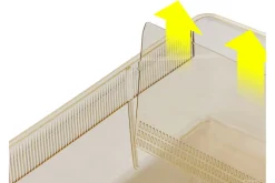 EXO TERRA - Terrarium polyvalent en plastique - faunarium plat large pour reptiles (lézards, serpents), amphibiens et invertébrés