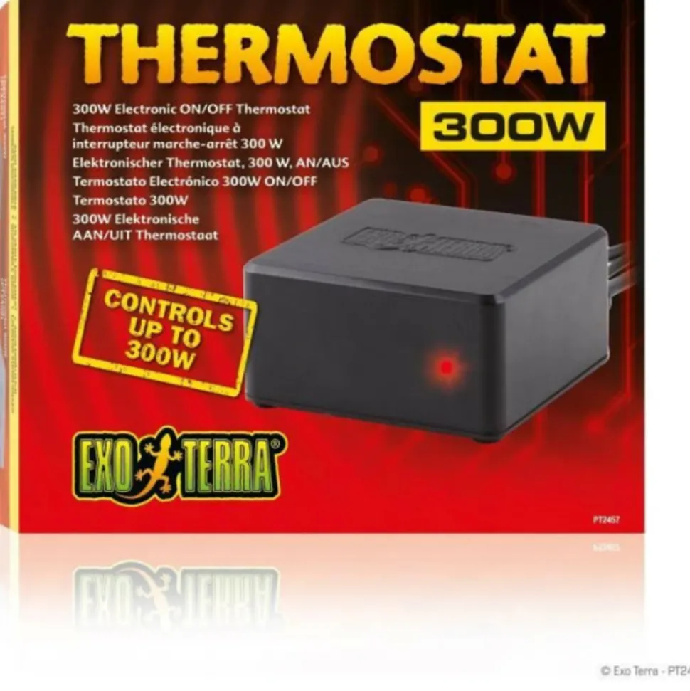EXO TERRA - Thermostat électronique pour terrarium - - interrupteur marche-arret - 300w