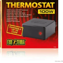 EXO TERRA - Thermostat électronique pour terrarium - - interrupteur marche-arret - 100w