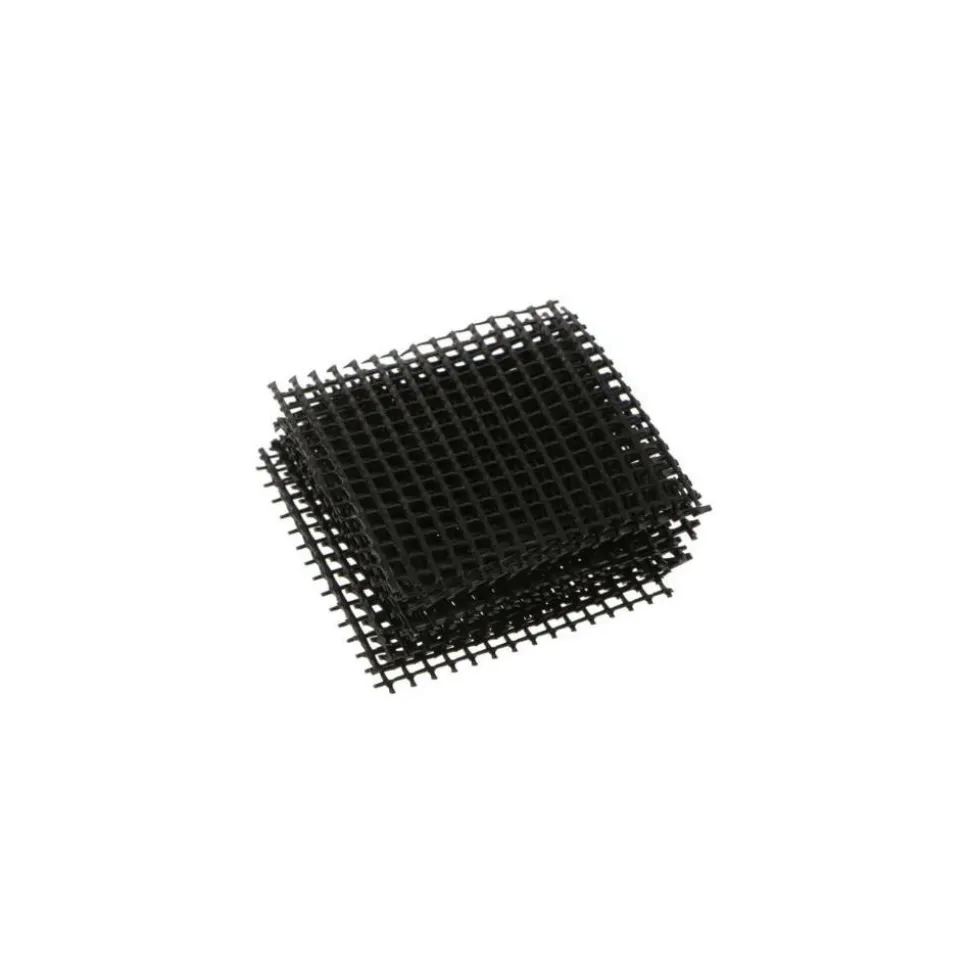 EXOTENHERZ - Jeu de 10 grilles de couverture bonsaï pour trous de drainage, 10,5x10,5cm, à découper sur mesure