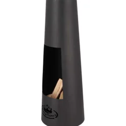 FANCY FLAMES - Cheminée de terrasse rond en acier