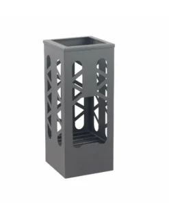 FARM COOK - Cheminée d'extérieur en acier tanana h 60 cm-acier noir sablé-28 --56x28 cm--acier noir sablé