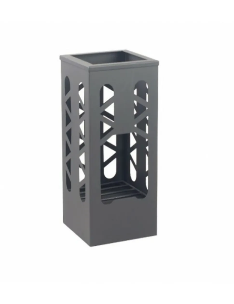 FARM COOK - Cheminée d'extérieur en acier tanana h 60 cm-acier noir sablé-28 --28x28 cm--acier noir sablé