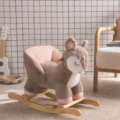 Fauteuil faon à bascule pour enfant