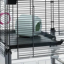 Ferplast - cage hamster - cage souris - cage hamster grande - grillage métallique - avec accessoires - modulaire - multipla