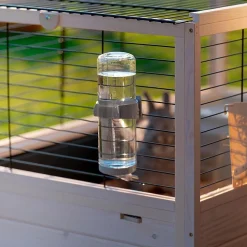 FERPLAST - Ferplast cage en bois fsc pour lapins arena 100, pour cochons d'inde, accessoires inclus