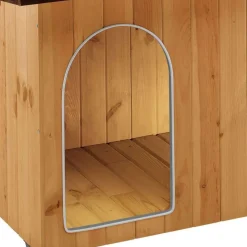 FERPLAST - Niche pour chiens Baita 80 Marron - 102 x 70 x 65,5 cm