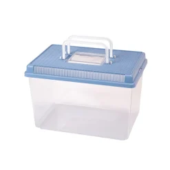 Ferplast aquarium en plastique pour poissons geo large bac auarium 6 l conteneur pour petits animaux, terrarium, insectes, bac à