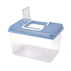 Ferplast aquarium en plastique pour poissons geo large bac auarium 6 l conteneur pour petits animaux, terrarium, insectes, bac à