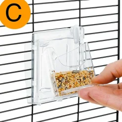 Ferplast cage à oiseaux regina cage pour oiseaux, canaris, perruches ondulées, en métal, accessoires inclus mangeoires rotatives