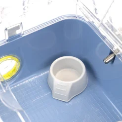 Ferplast cage pour hamsters combi 2, habitat pour petits rongeurs, plastique robuste, toit avec grille qui s'ouvre, tunnel et