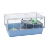 Ferplast cage pour rongeurs criceti 80 pour hamsters, en métal, accessoires inclus : mangeoire, abreuvoir, maison, roue, étagère,