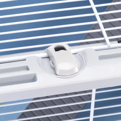 Ferplast cage pour rongeurs criceti 80 pour hamsters, en métal, accessoires inclus : mangeoire, abreuvoir, maison, roue, étagère,