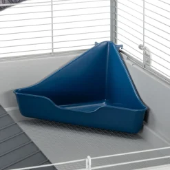 Ferplast cage pour rongeurs furet xl pour furets, chinchillas, en métal, accessoires inclus : mangeoire, abreuvoir, coin wc,