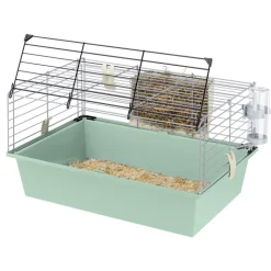 Ferplast cavie 60 cage pour rongeurs pour cochons d'inde, cochons d'inde, en métal, accessoires inclus : mangeoire, abreuvoir.