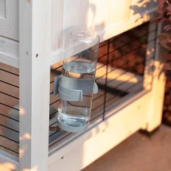 Ferplast clapier d'intérieur cottage mini, cochons d'inde, bois fsc, structure à 2 étages, accessoires inclus