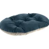 Ferplast coussin pour chiens et chats prince 78/8, petit lit rembourré pour animaux, double-face, 78x50 cm, bleu