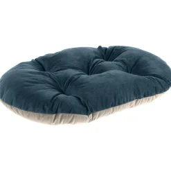 Ferplast coussin pour chiens et chats prince 78/8, petit lit rembourré pour animaux, double-face, 78x50 cm, bleu