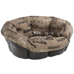 Ferplast coussin pour panier chien et chat sofa' 4, en coton, matelas coussin rembourré pour lit pour chien et chat d'intérieur,