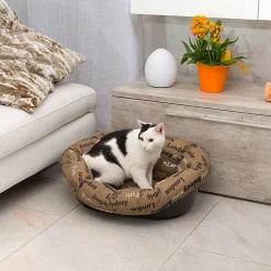 Ferplast coussin pour panier chien et chat sofa' 4, en coton, matelas coussin rembourré pour lit pour chien et chat d'intérieur,