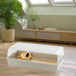 Ferplast maxi duna cage pour rongeurs pour hamsters, cochons d'inde, cochons d'inde, lapins, en plastique. 99x51,5xh36cm