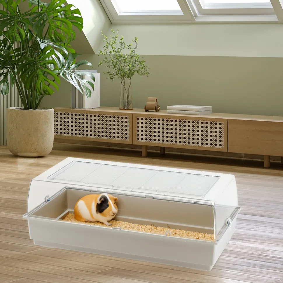 Ferplast maxi duna cage pour rongeurs pour hamsters, cochons d'inde, cochons d'inde, lapins, en plastique. 99x51,5xh36cm