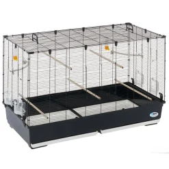 Ferplast volière cage à oiseaux piano 8 grande cage pour oiseaux, canaris, pinsons, perruches ondulées, inséparables, en métal,