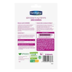 FERTILIGENE - Fertiligene batonnets nutritifs orchidee - 10 batonnets