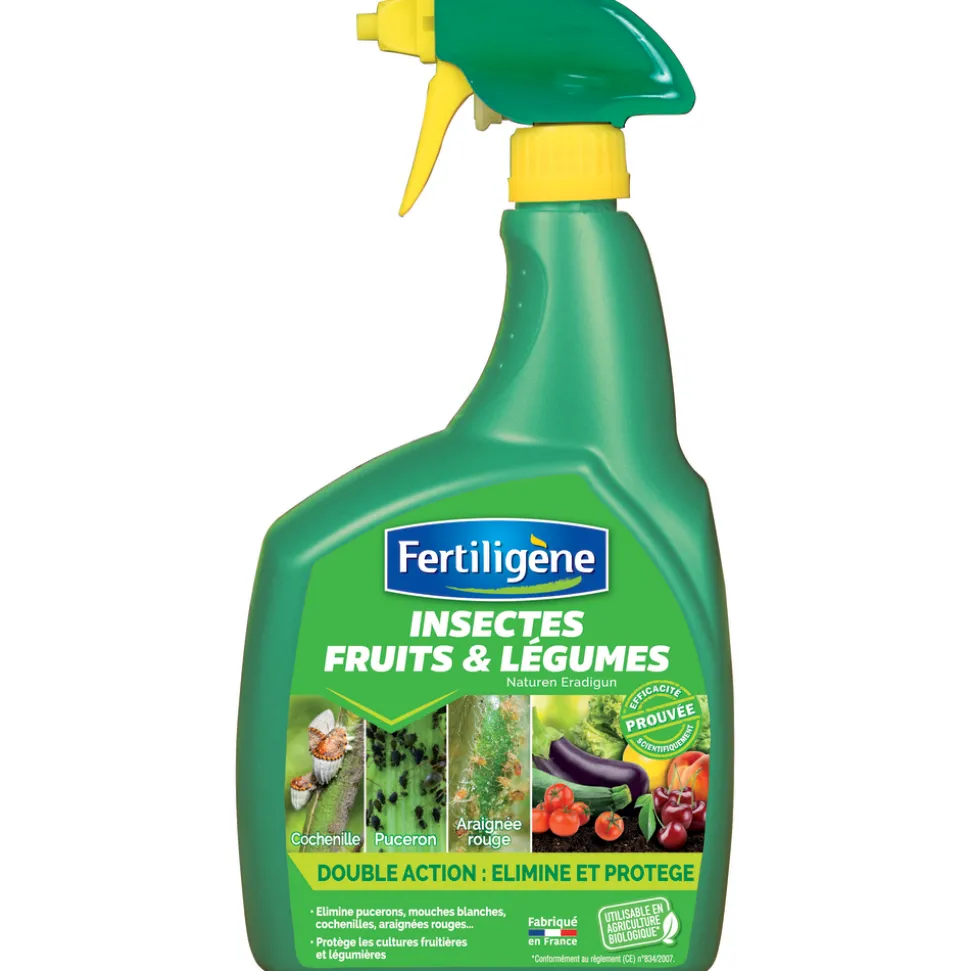 FERTILIGÈNE - Insecticide fruits & légumes 'Fertiligène' : Prêt à l'emploi 800ml