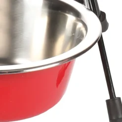 FLAMINGO - Ecuelle duo ø 11 cm 200 ml avec support arjun xs pour chat