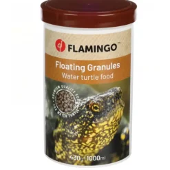 FLAMINGO - Granulés pour tortue d'eau, aliment complet, 430 g pour tortue