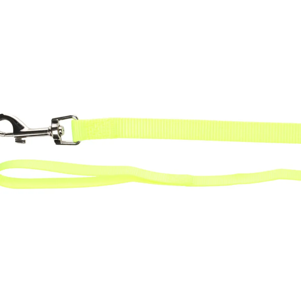 FLAMINGO - Harnais avec laisse jaune fluo pour grand chat