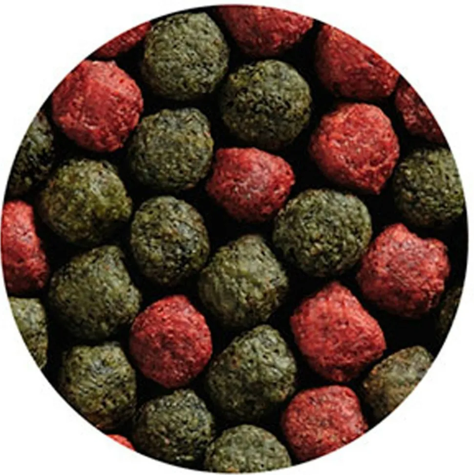 FLAMINGO - Nourriture poisson d'étang koï 15 litres, granulat 6 mm.