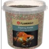 FLAMINGO - Nourriture poisson d'étang,10 litres, granulats seau
