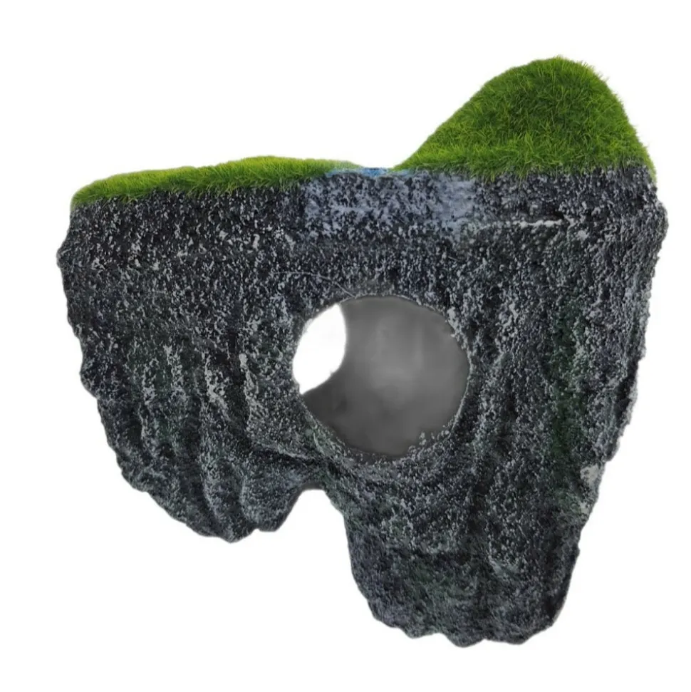 FLAMINGO - Rocher flottant m, 17,5 x 11 x 18 cm, décoration aquarium.