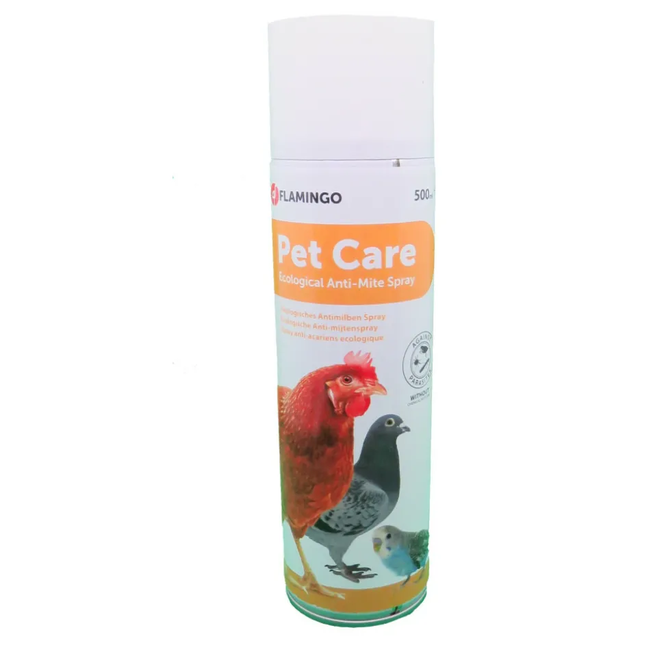 FLAMINGO - Spray contre poux rouges, puces, anti- acarien 500 ml