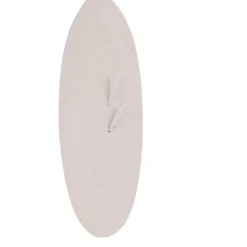 FLAMINGO - Un os de seiche blanc 23 cm avec support pour oiseaux