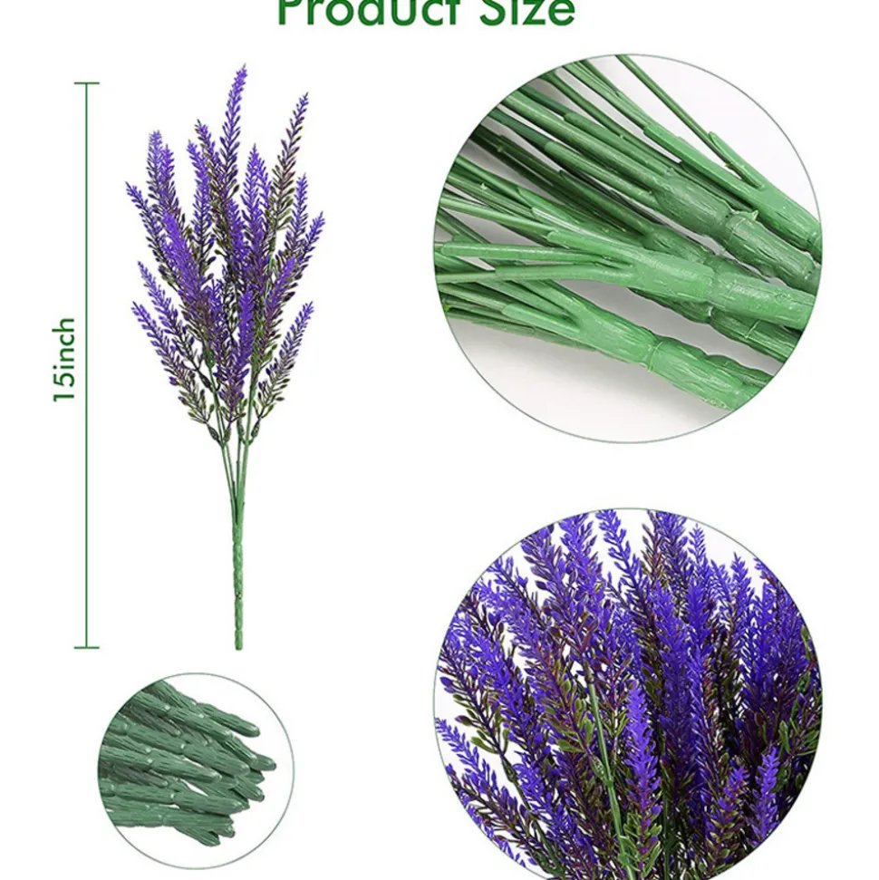 Fleurs de lavande artificielles - lilas