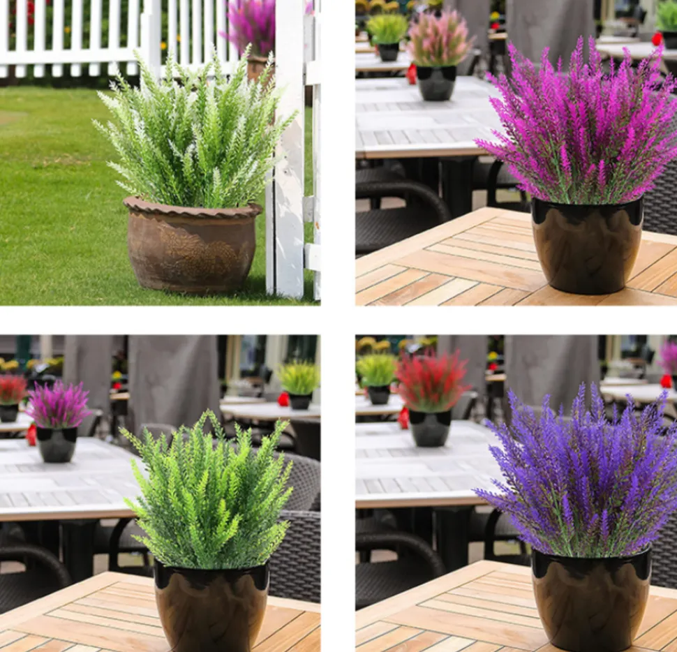 Fleurs de lavande artificielles - blanches